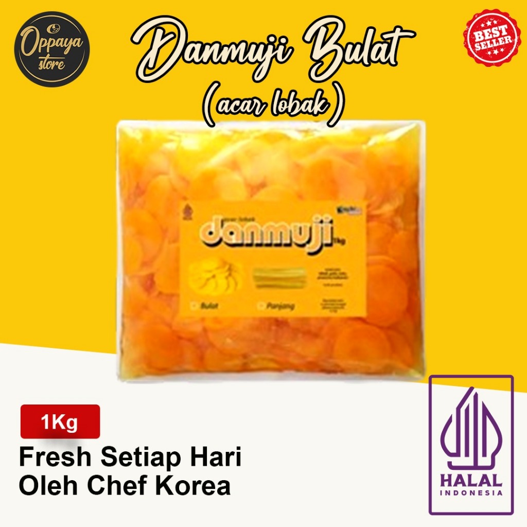 

Oppaya Store - Acar Sayuran Lobak Varian Bulat | Panjang 1 Kg Homemade