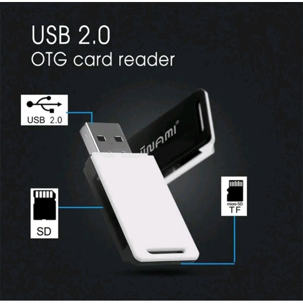 DiiNAMI Card Reader High Speed Fast Translit Data USB