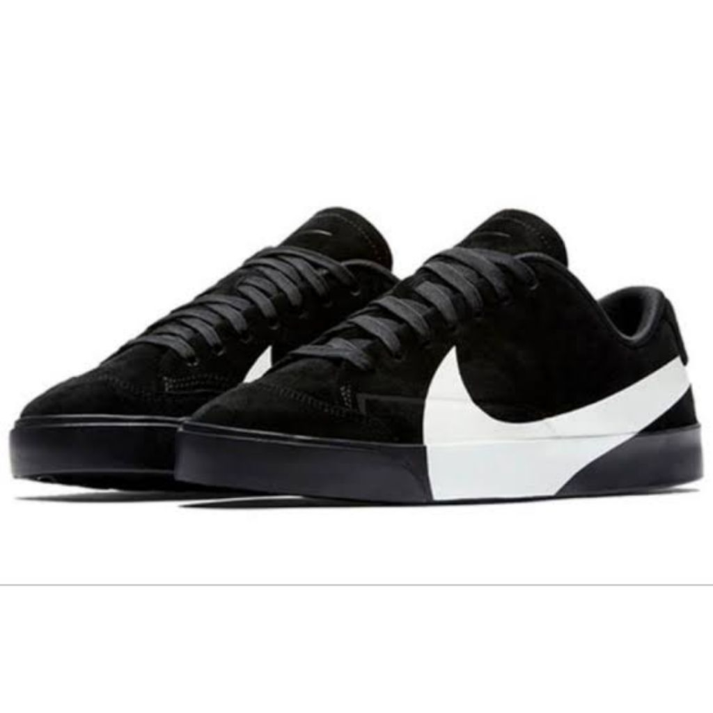 Sepatu Nike Blazer City Low Black White Men