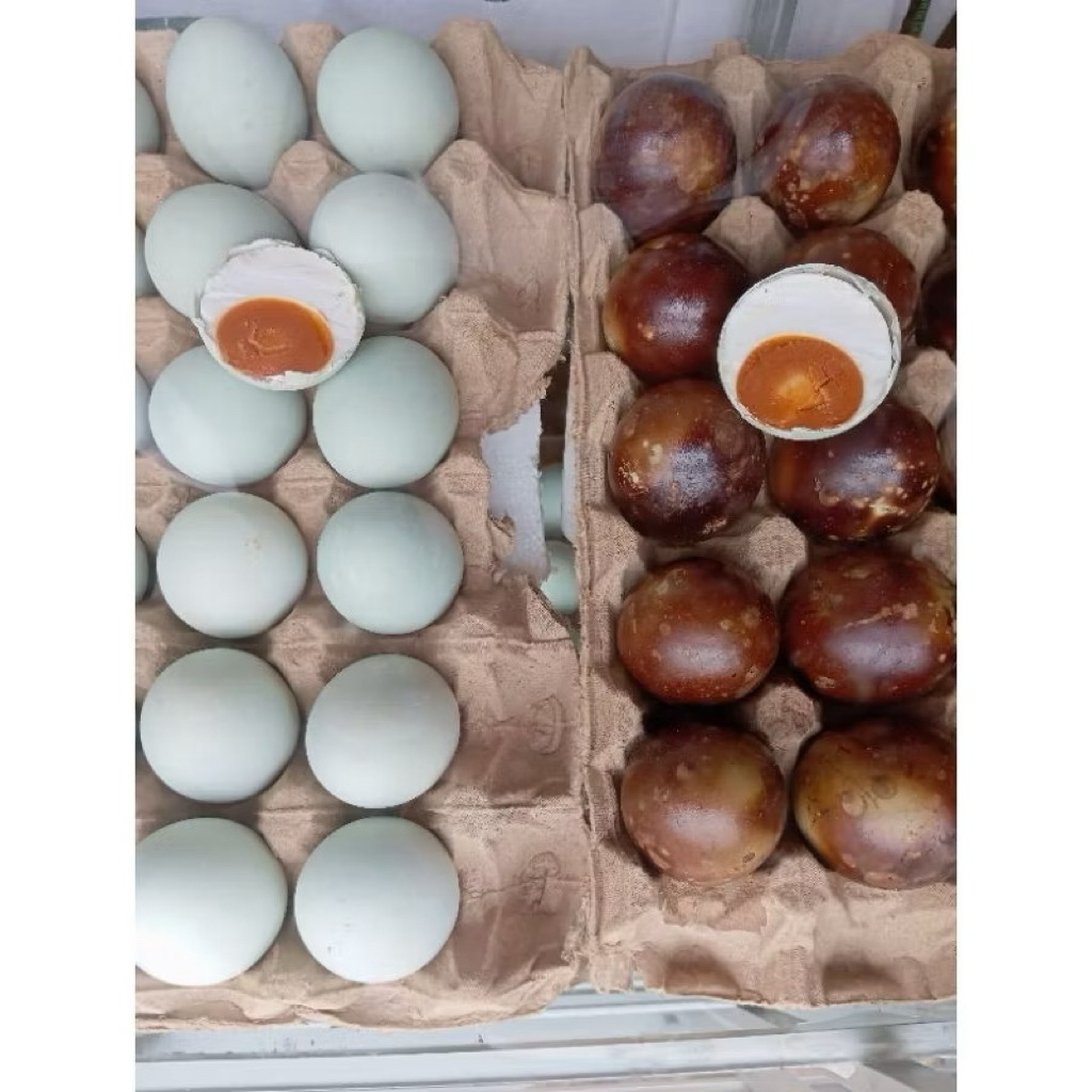 

Telur Asin Omega3 Masir Isi 10 Butir (5asap+5kukus)