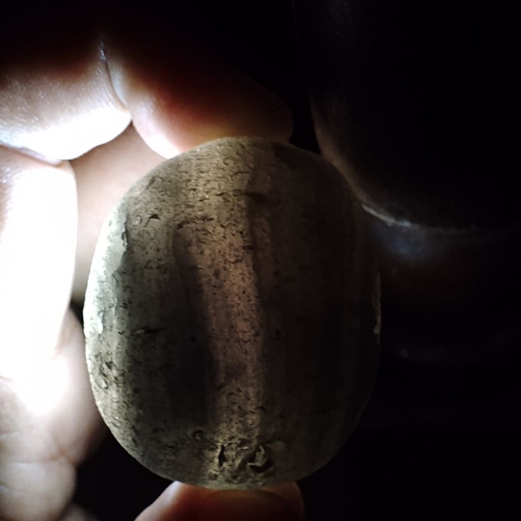 natural batu meteorite motif kendit disenter