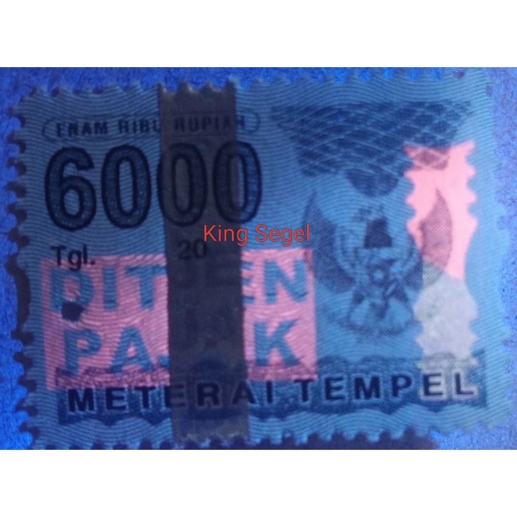 MATERAI 6000 TAHUN 2006 2007 2008 2009 ORIGINAL