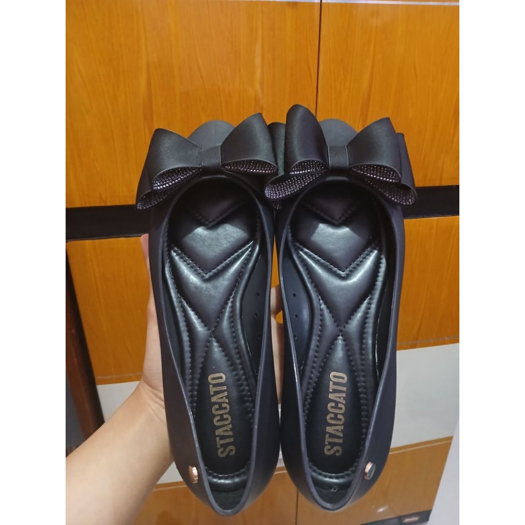 prelove Staccato flat shoes jelly black