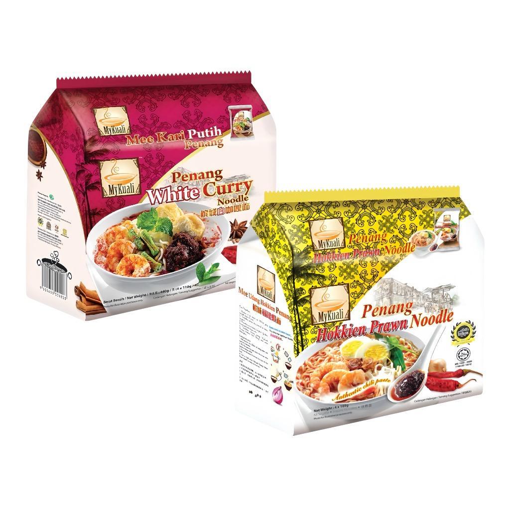 

MyKuali Penang White Curry Noodle / MyKuali Penang Hokkien Prawn Noodle / My Kuali Penang Instant Noodle