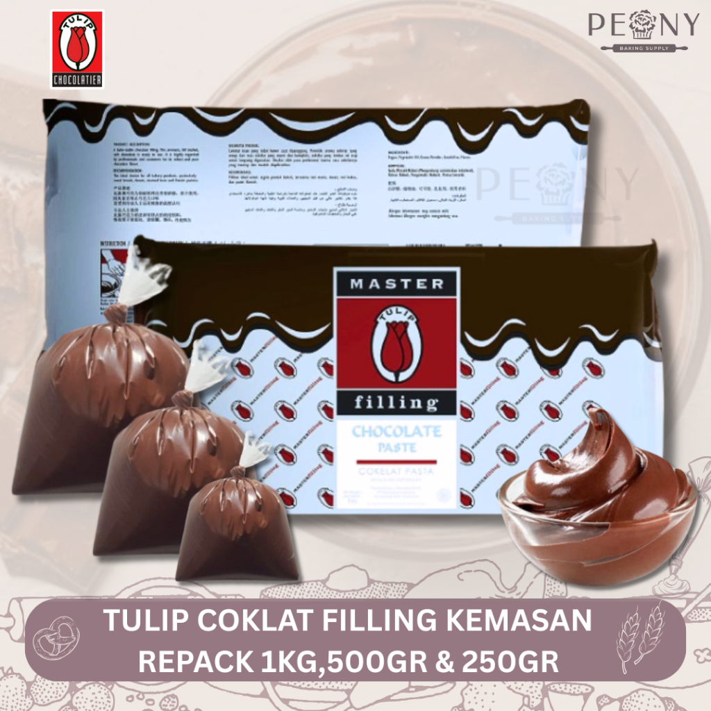 

(ECER) TULIP FILLING COKLAT / ISIAN COKLAT / ISIAN ROTI / SELAI COKLAT