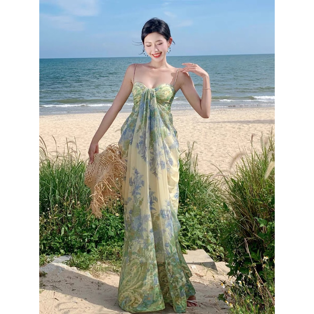 nabila dress pantai baju pantai wanita premium quality