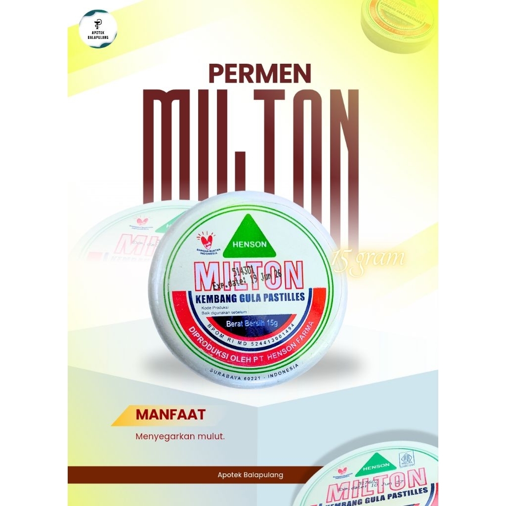 

MILTON Permen @15g/pcs