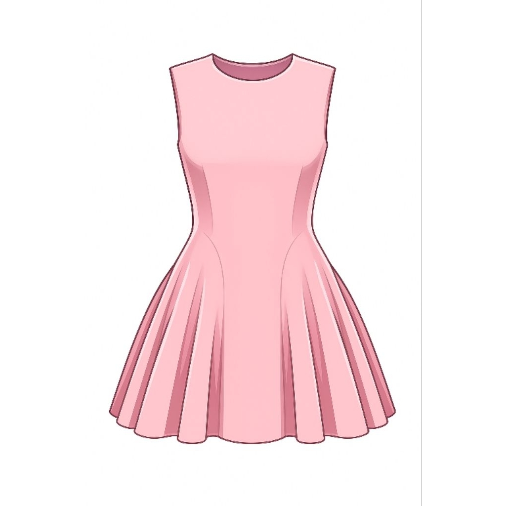 pola instan dress wanita