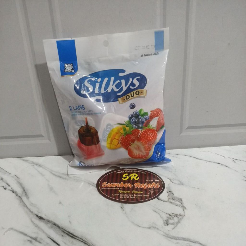 

SILKYS DUO 2 LAPIS JELLY RASA DEGAN GULA AREN ISI 10 PCS