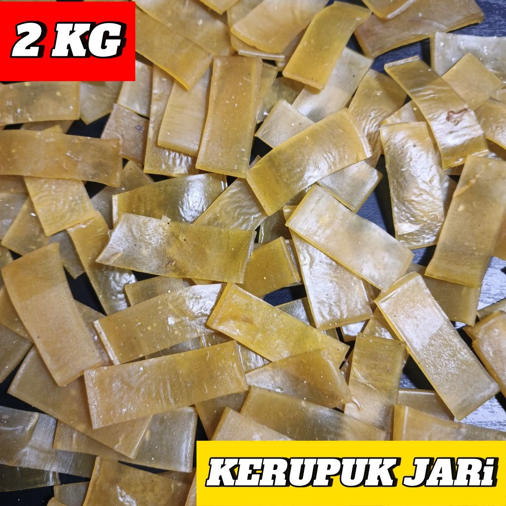 

Kerupuk Jari Kemasan 2 Kg Kerupuk Mentah Jari Original Banyuwangi