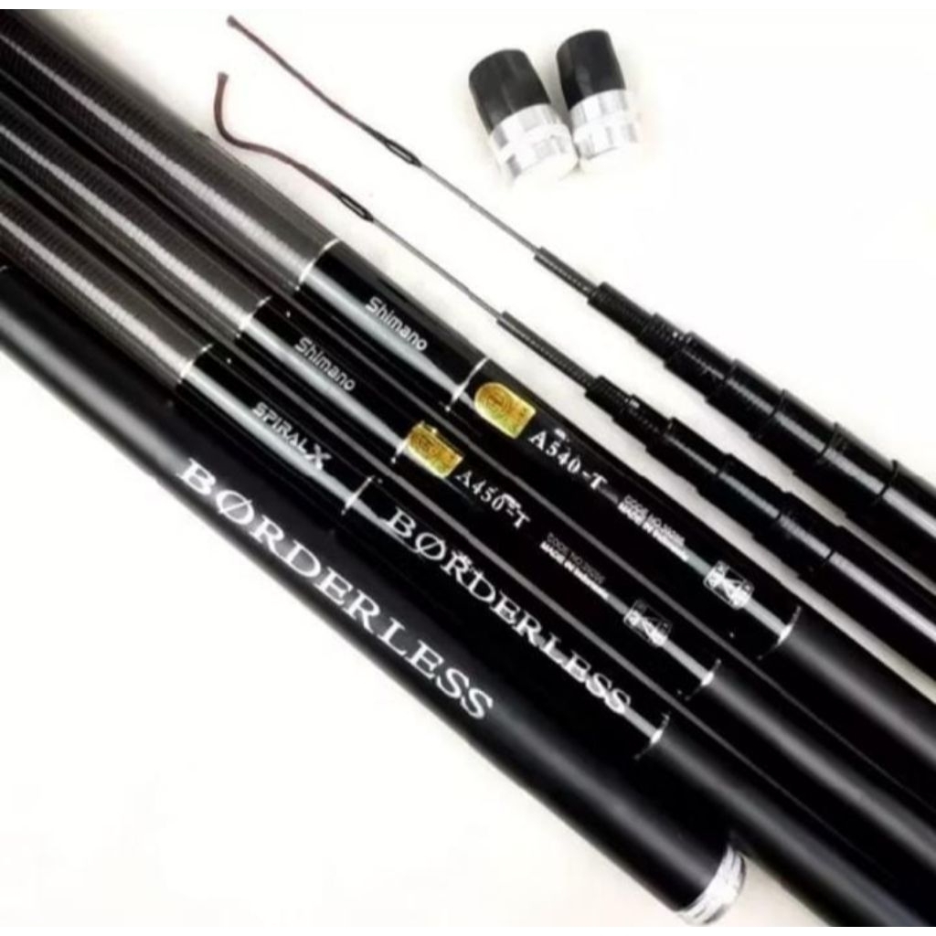 Joran Tegek Shimano Borderless GLA Plus Made In Indonesia Ros Pendek Ukuran 540 CM