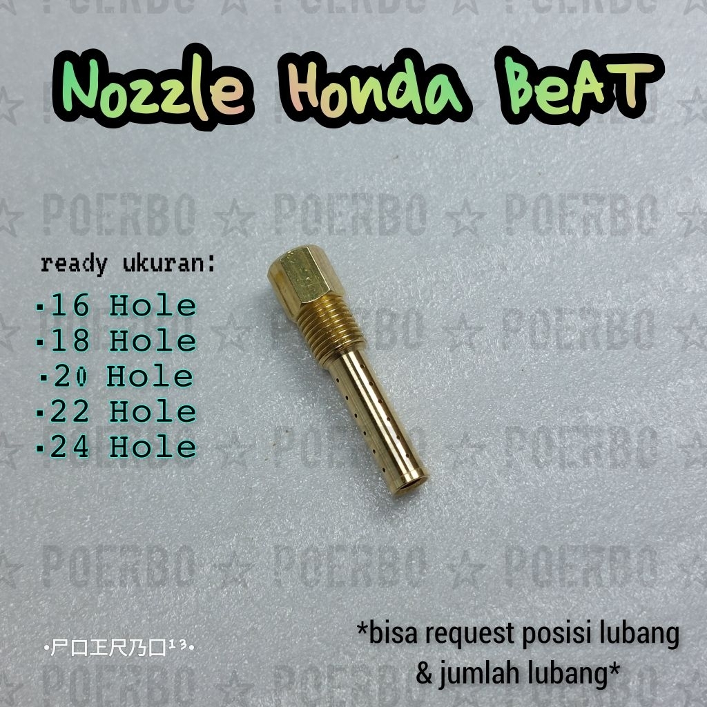 nozel nosel karbu honda beat reamer speck mp7 nozel custom karbu honda beat