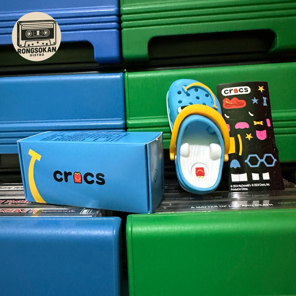 Mainan Happy Meal Mekdi Periode 3 MCDONALD'S CROCS BLUE
