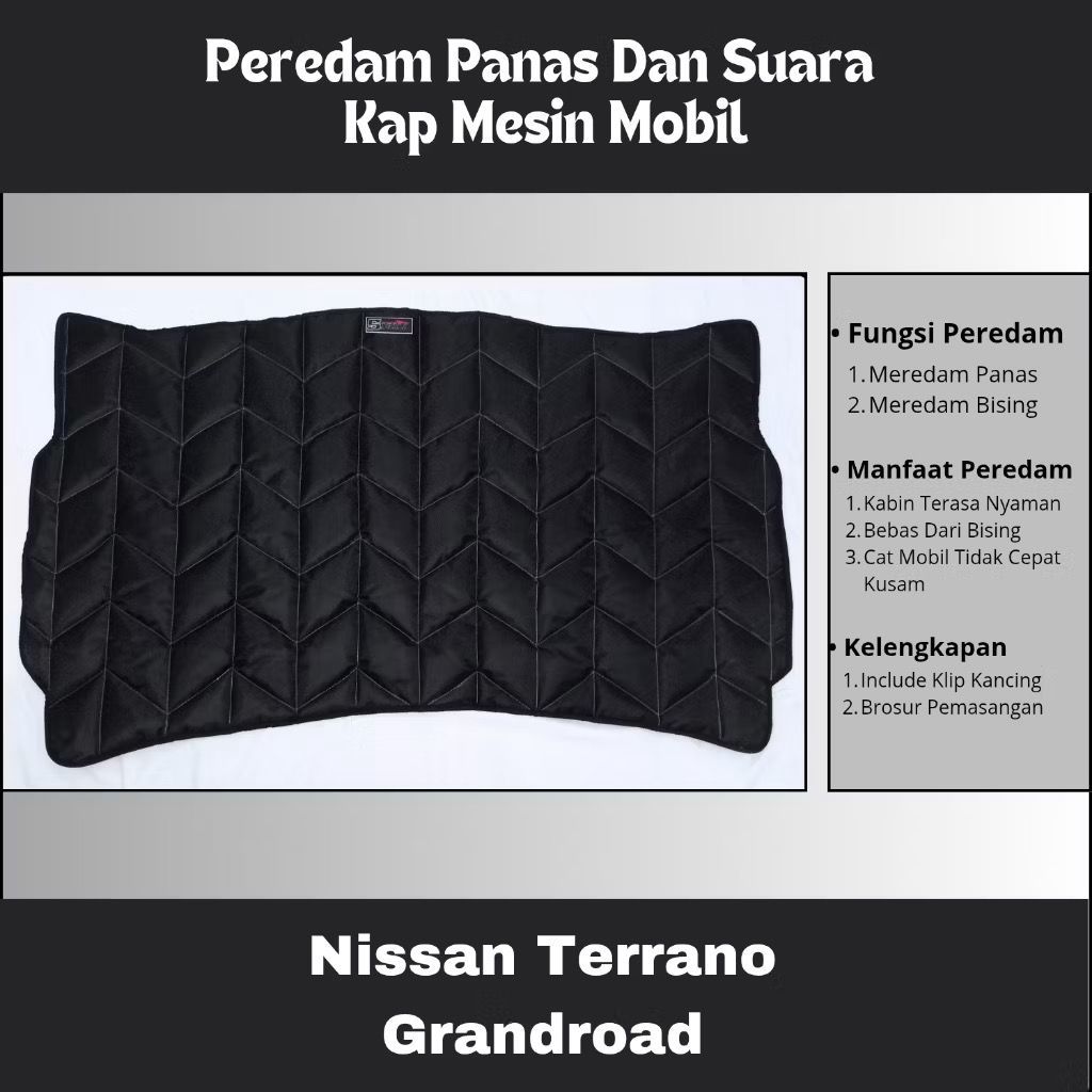 Nissan Terrano Grandroad, Terrano Kingsroad, Terrano Spirit Peredam Panas dan Suara Mobil