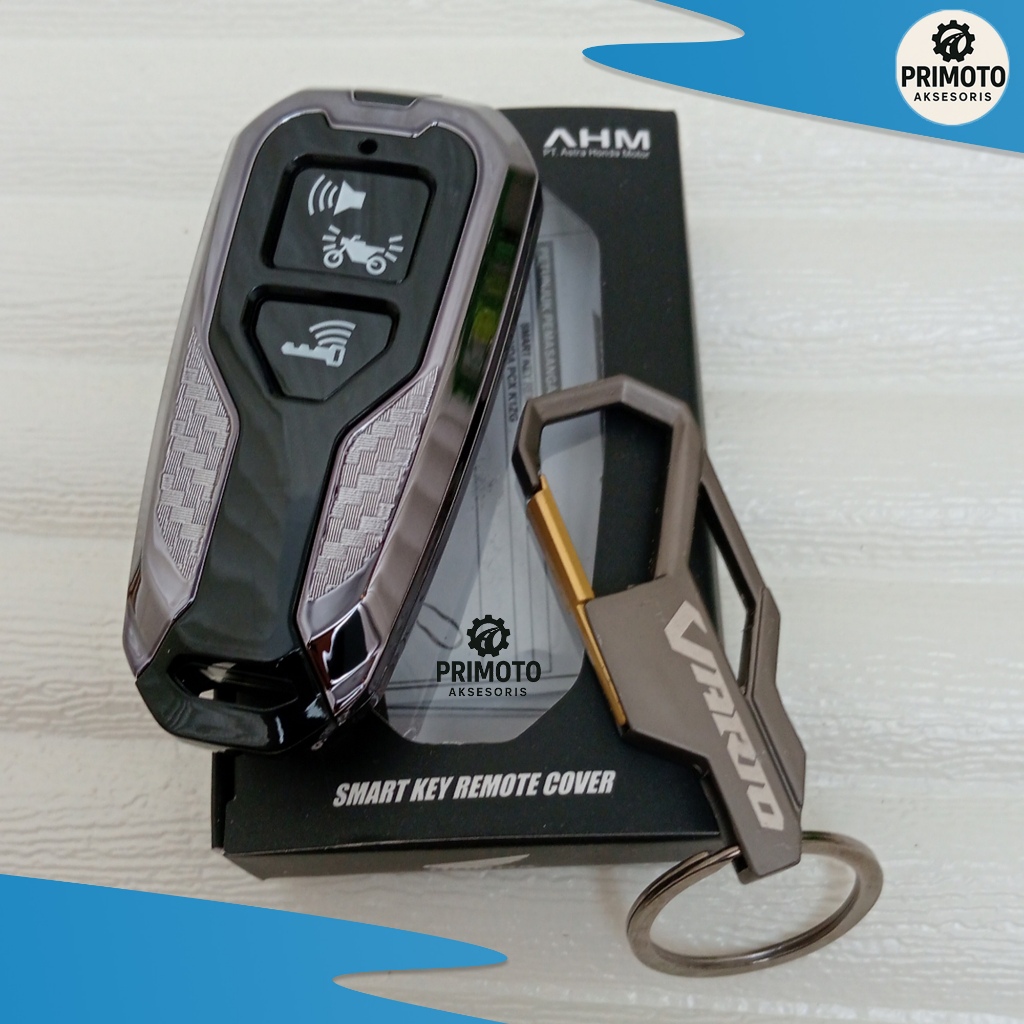 Paket Gantungan dan Cover Remote Kunci Motor Vario – Pelindung Remote Smart Key Vario