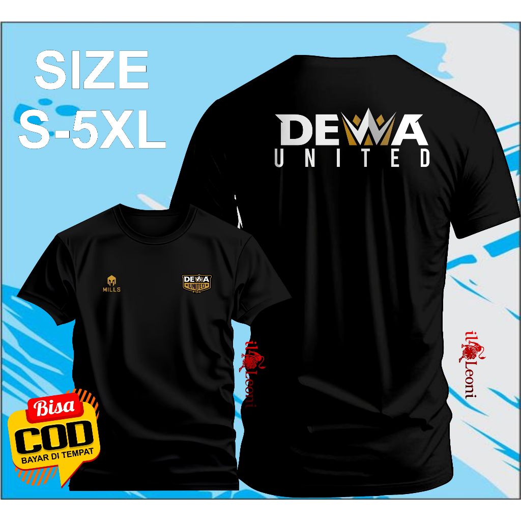 (Size S-5XL) KAOS dewa united DB kaos dewa(Size S-5XL) KAOS dewa united DB kaos dewa united fans  KA
