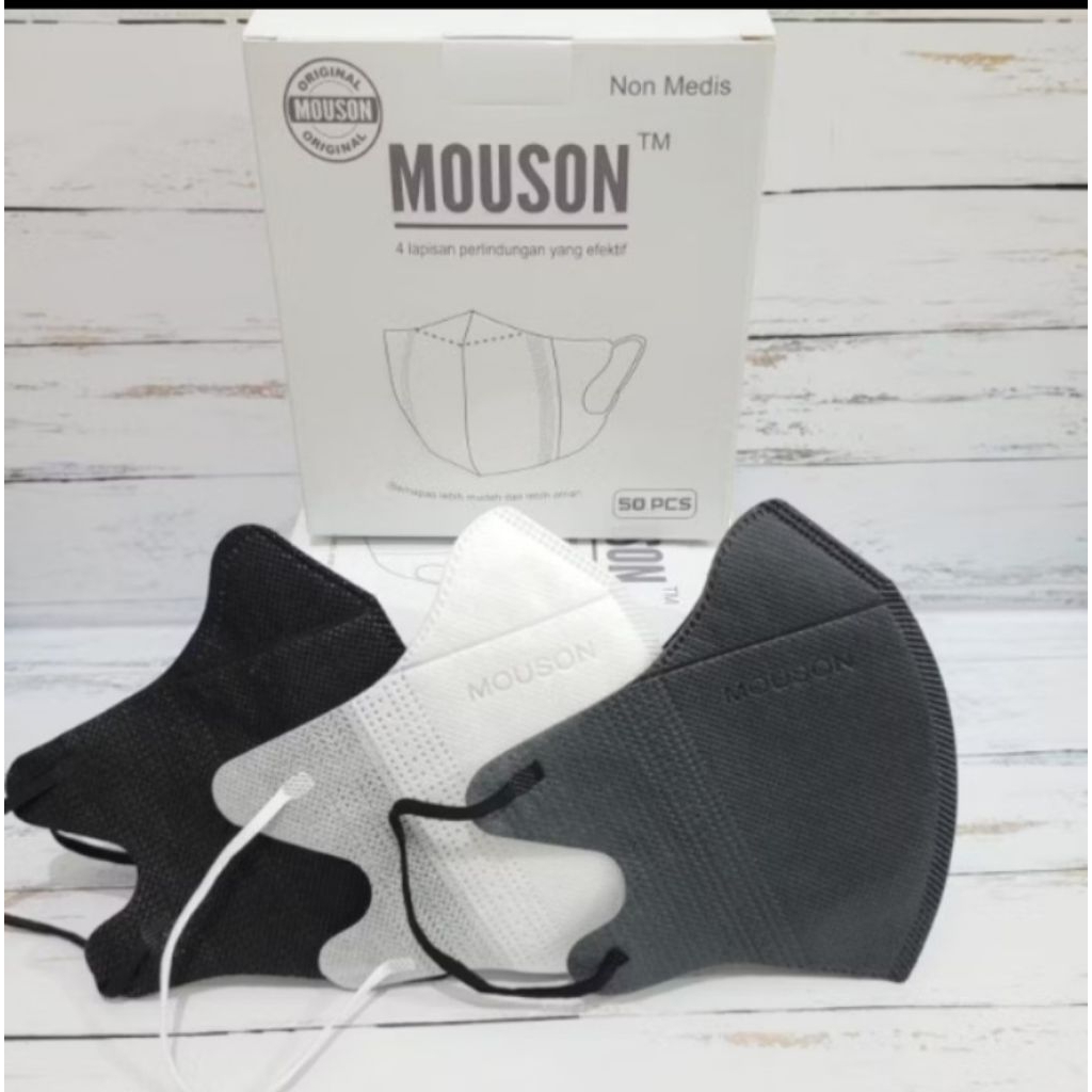 Duckbill 4ply Mouson & Besttss Disposable Mask MOUSON / Besttss 4ply Embos