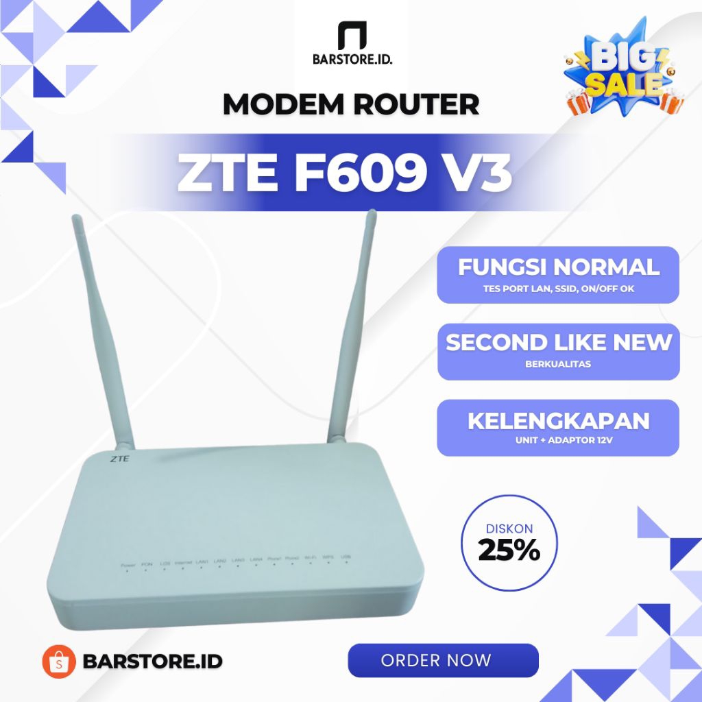 Router Ont Wifi ZTE F670L Hg2431c & F609 v3 [ 7 ]