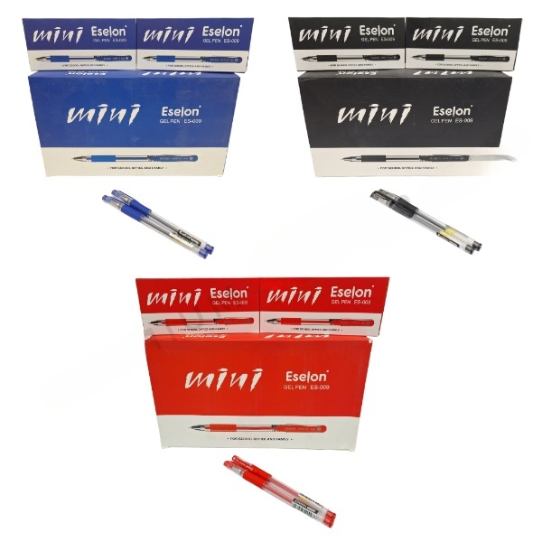

1 Lusin isi 12 Pcs Pena ESELON MINI Gel Pen / Pena ESELON MINI Gel Pen