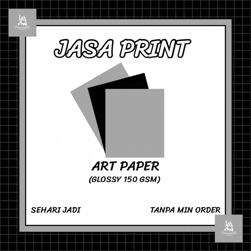 

Jasa Print/Cetak Kertas Art Paper (F4)