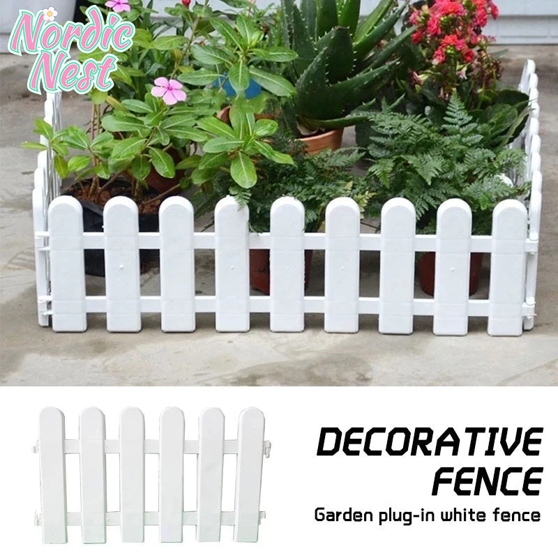 Pagar Taman Jual Satuan Dekorasi Pagar Taman Plastik Shabby Chic Pagar Kebun Pagar Plastik Vintage D