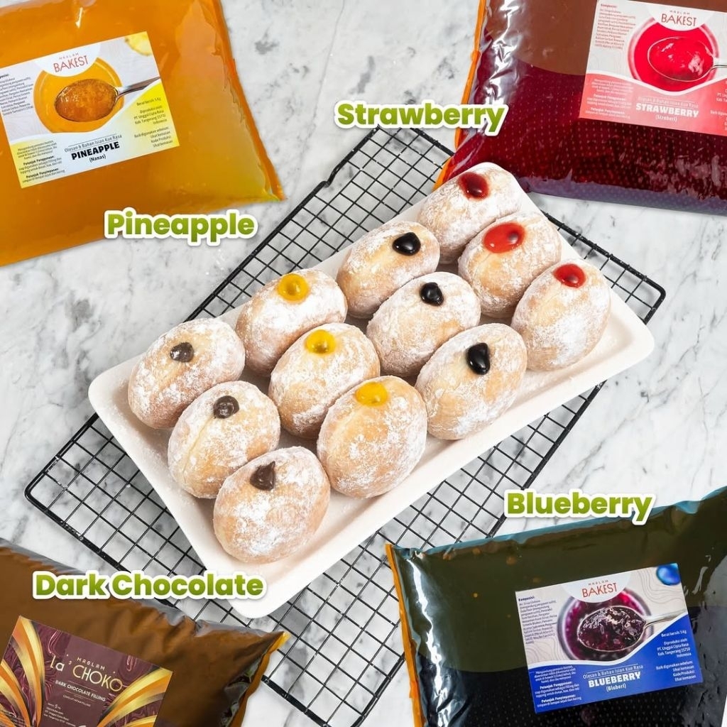 

BAKEST SELAI JELLY 5 KG I BLUEBERRY I STRAWBERRY I NANAS