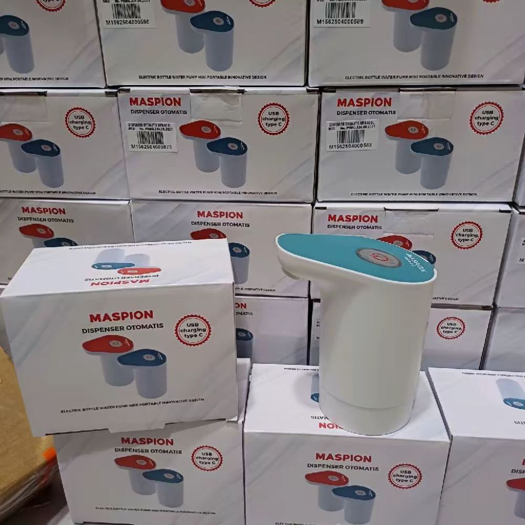 pompa Galon MASPION  MPB03 Pompa air galon elektrik cas type C portabel water dispenser