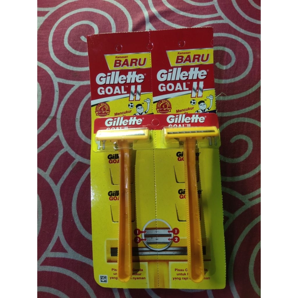 Gilette goal II kuning 2 pcs