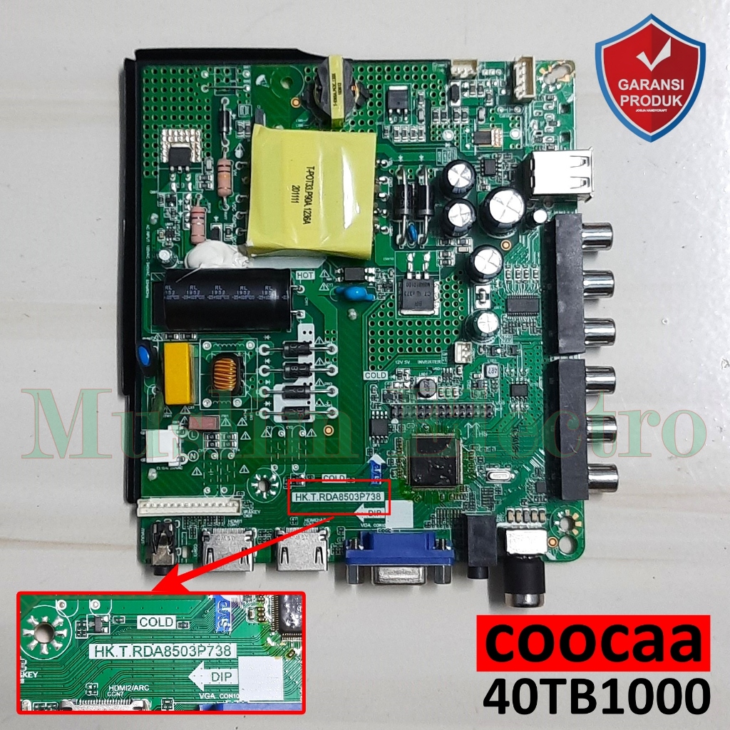 Mainboard LED TV COOCAA 40TB1000