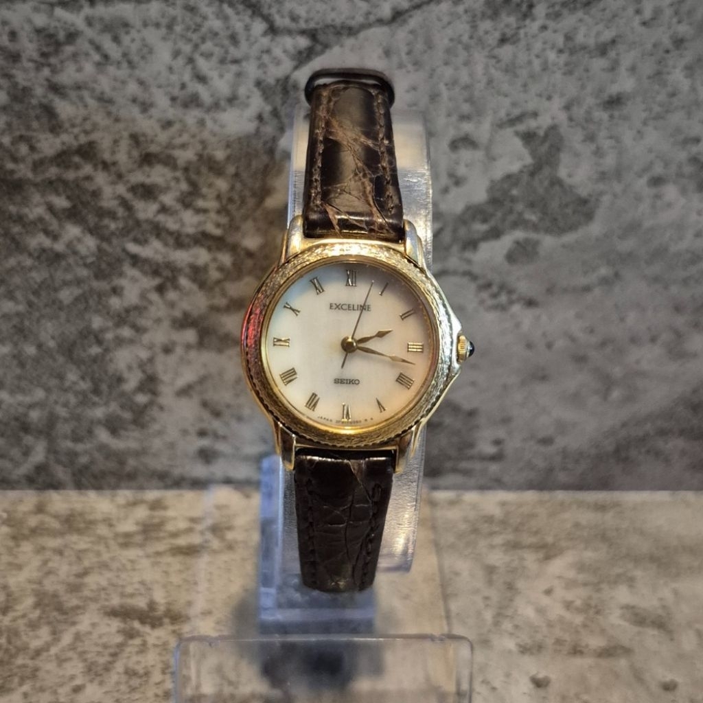 SEIKO EXCELINE QUARTZ VINTAGE WATCH SECOND