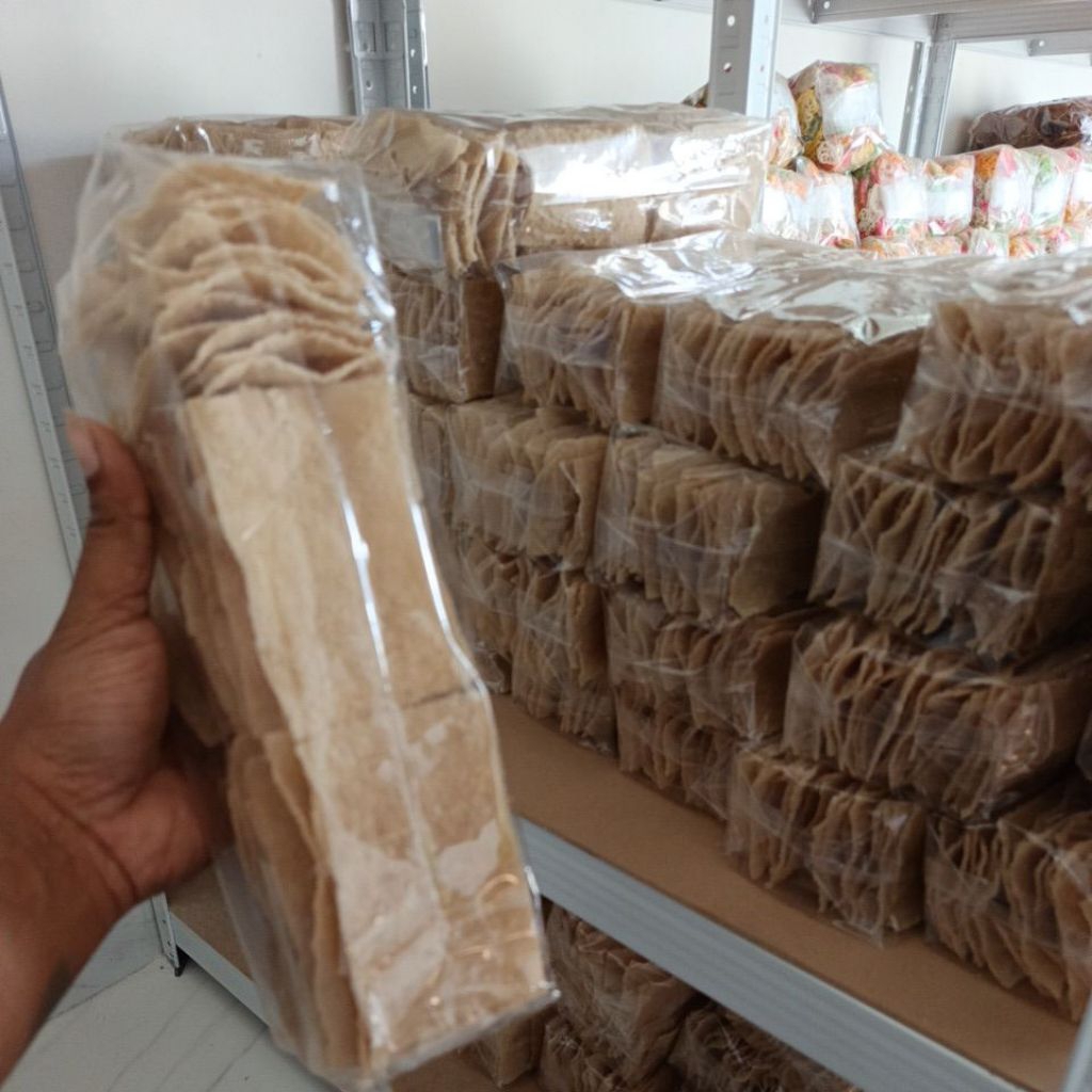 

KRUPUK PULI/GENDAR KEMASAN 500g DI JAMIN GURIH TIDAK MENGECEWAKAN