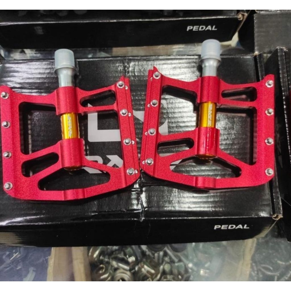 pedal sepeda mtb RAZE 60 alloy tapak lebar bearing loncer