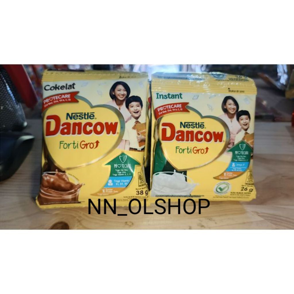 

Susu Dancow Fortigi Sachet coklat & putih isi 10pcs -Susu Anak&Keluarga