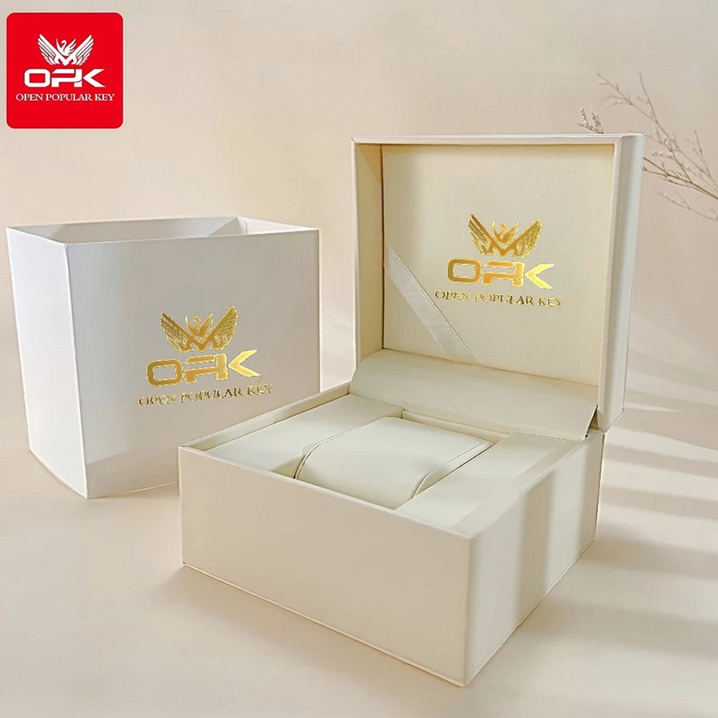 

OPK Kotak Jam Tangan Fashion Kulit Asli Box Jam Tangan Kualitas Tinggi Asli Tas Jinjing Jam Tangan