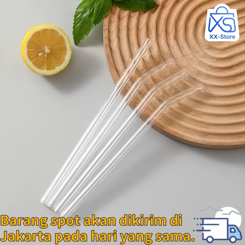 Sedotan Kaca TranSparan  Sedotan Estetik  Pembersih Sedotan Sedotan Kaca Murah  sedotan kaca berwarn