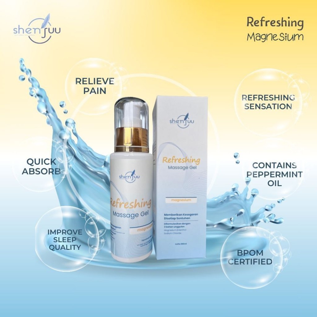 MAGNESIUM MASSAGE GEL CREAM PIJAT SHENJUU 100 ML