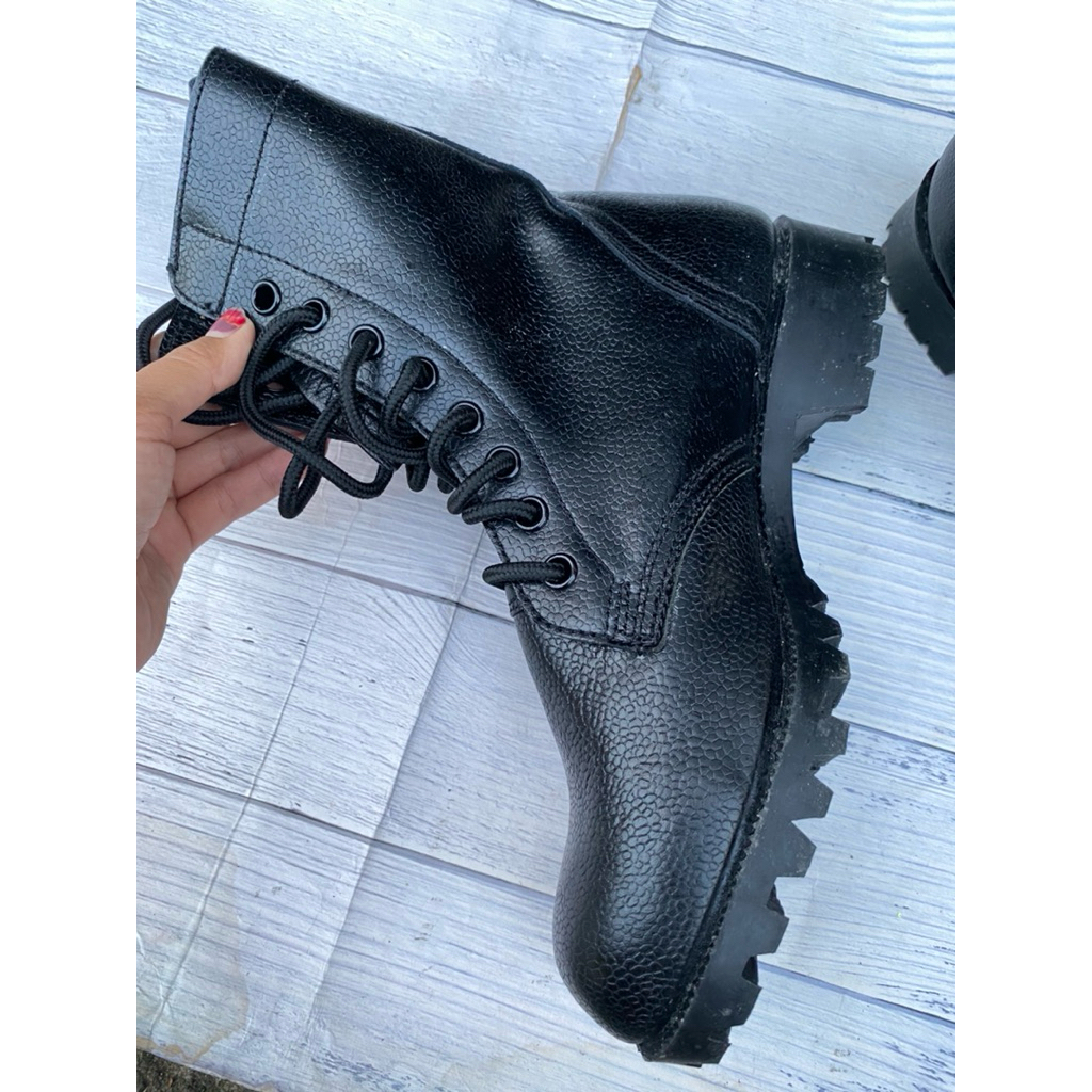 sepatu pdl jatah polri asli