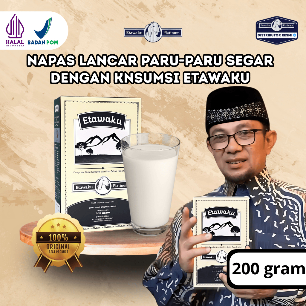 

Etawaku Platinum Susu Original Atasi Masalah Pernafasan Dan Asam Urat ( ORIGINAL )