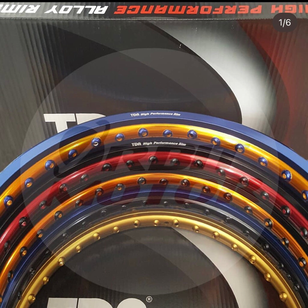 Velg Pelek TDR 2 Tone WX Shape Set