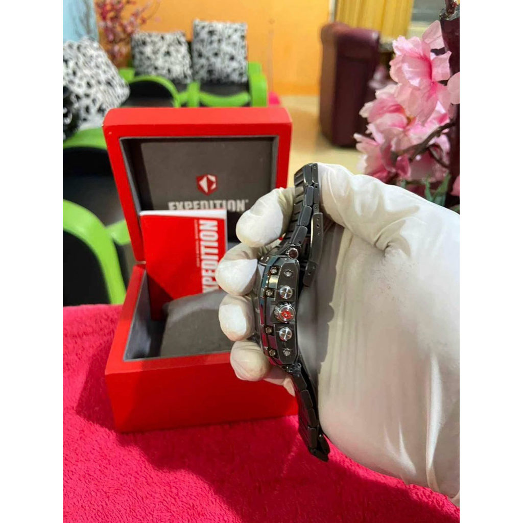 Dijual Jam Mewah Expedition, EXP 6757 MC Stainless Rantai