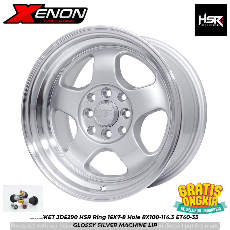 Velg Racing Celong R15 HSR Brisket Pcd 4x100 4x114 Ring 15 Buat Mobil Avanza Xenia Livina Yaris Jazz