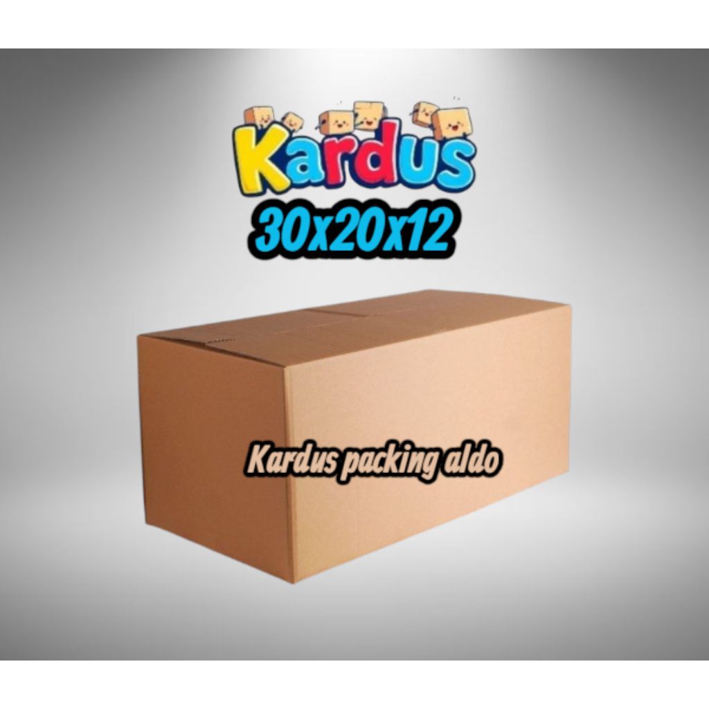 

kardus box packing 30x20x12