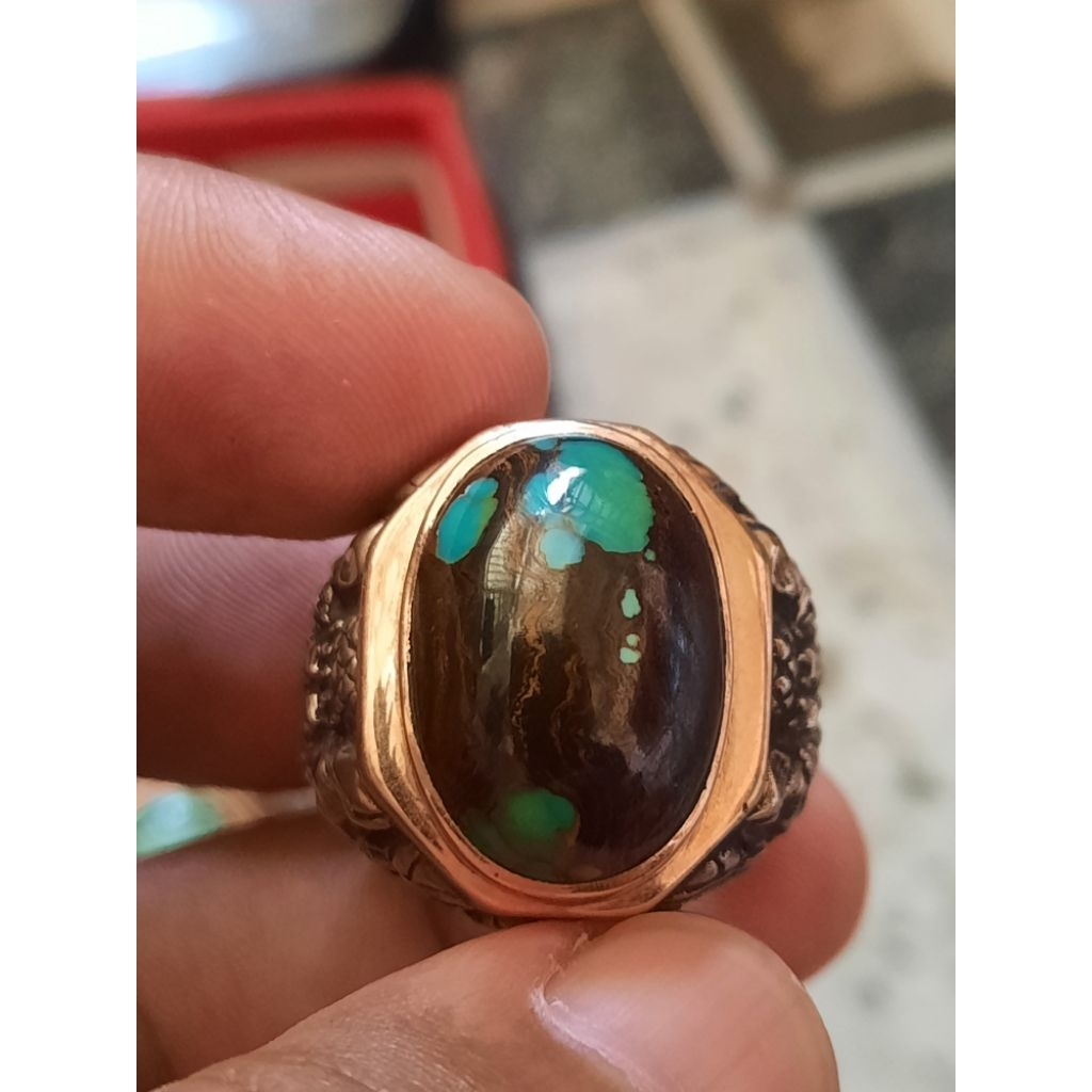 batu pirus hubei ijo antik material lawas