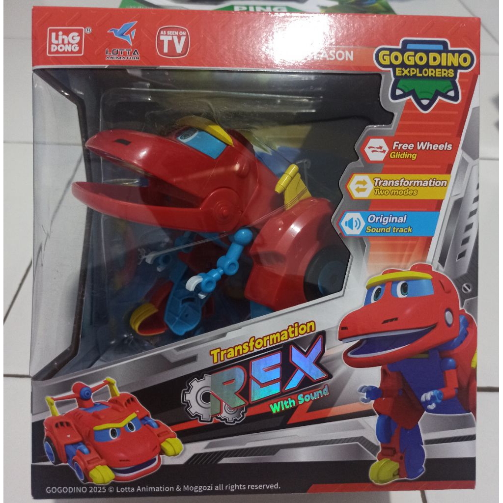 GOGODINO - REX | TRANSFORMATION Robot dinosaurus