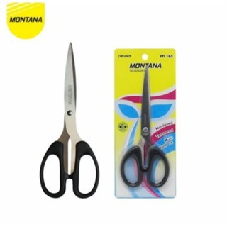 

Montana - Gunting Scissors Stainless Grip Montana Gagang Hitam STI 165 6,5 Inch / STI 180 8 Inch