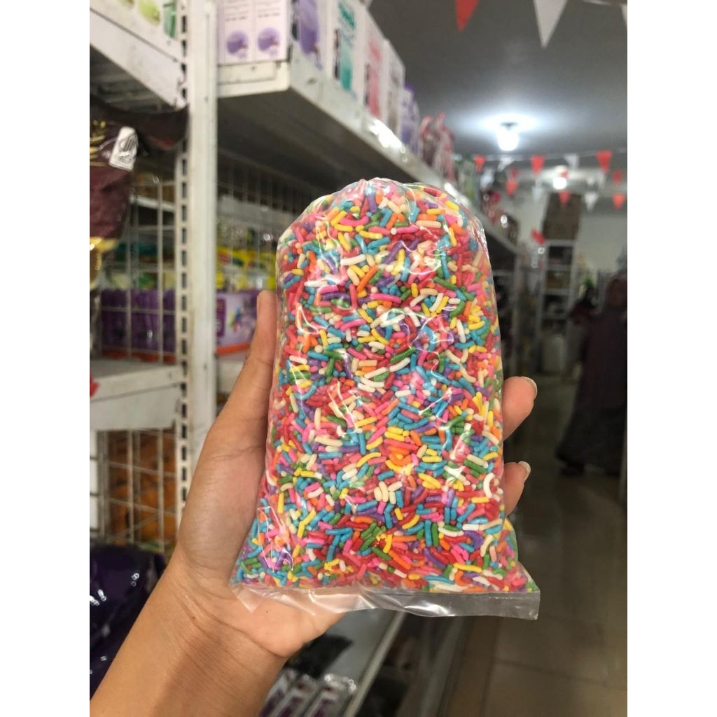 

Elmer Meises Rainbow (Warna warni) & Cokelat Dark (250Gr)