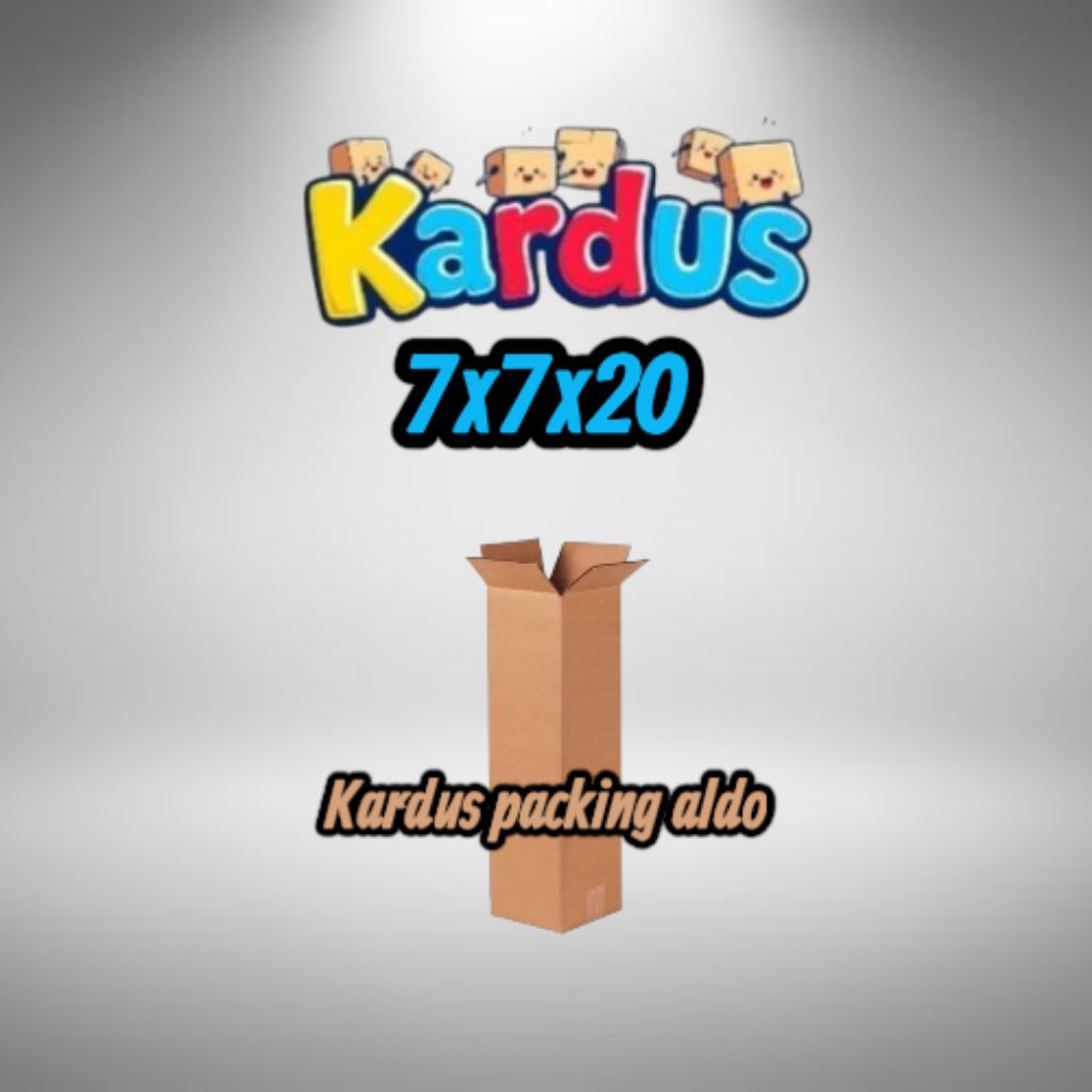 

kardus box packing 7x7x20