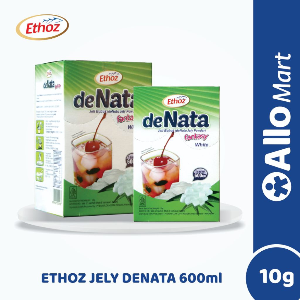

Ethoz Denata Jelly Powder / Tepung Jelly Kelapa Nata bubuk