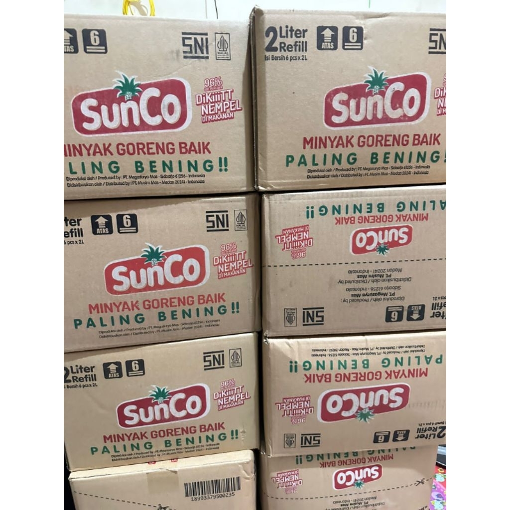 

Sunco 2L Minyak Goreng Kelapa Sawit Kartonan