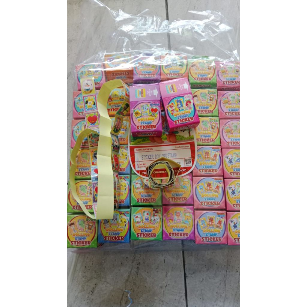 MAINAN ROLLING STIKER MINI LUCU